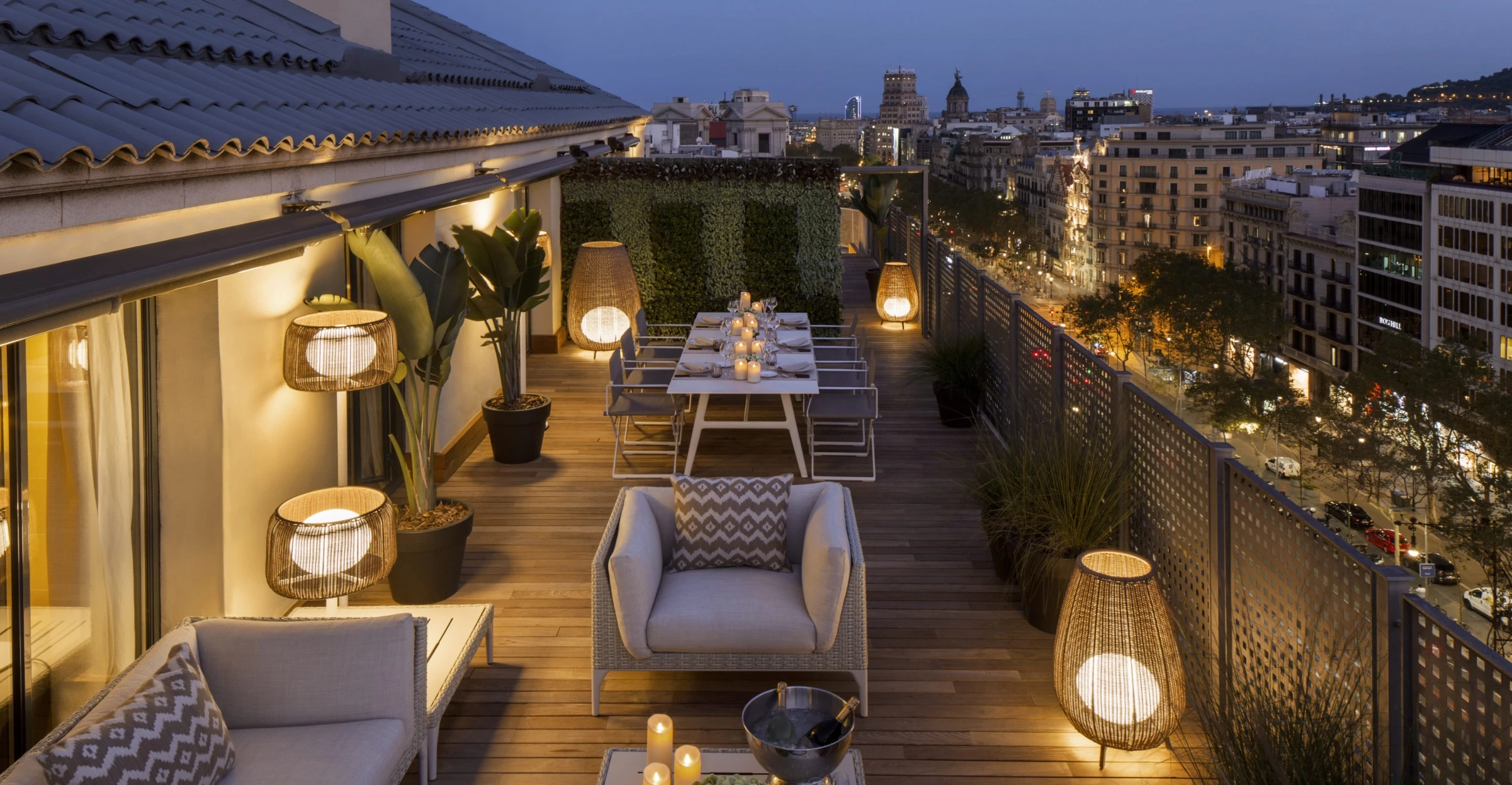 Terrasse avec vue