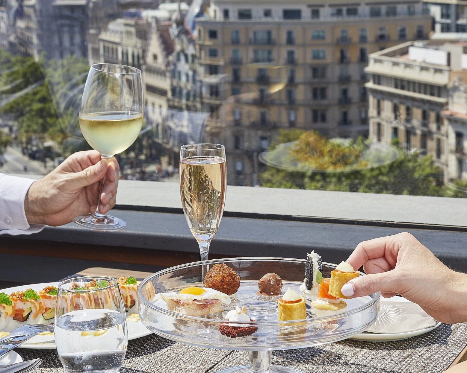 Dejeuner sur terrasse