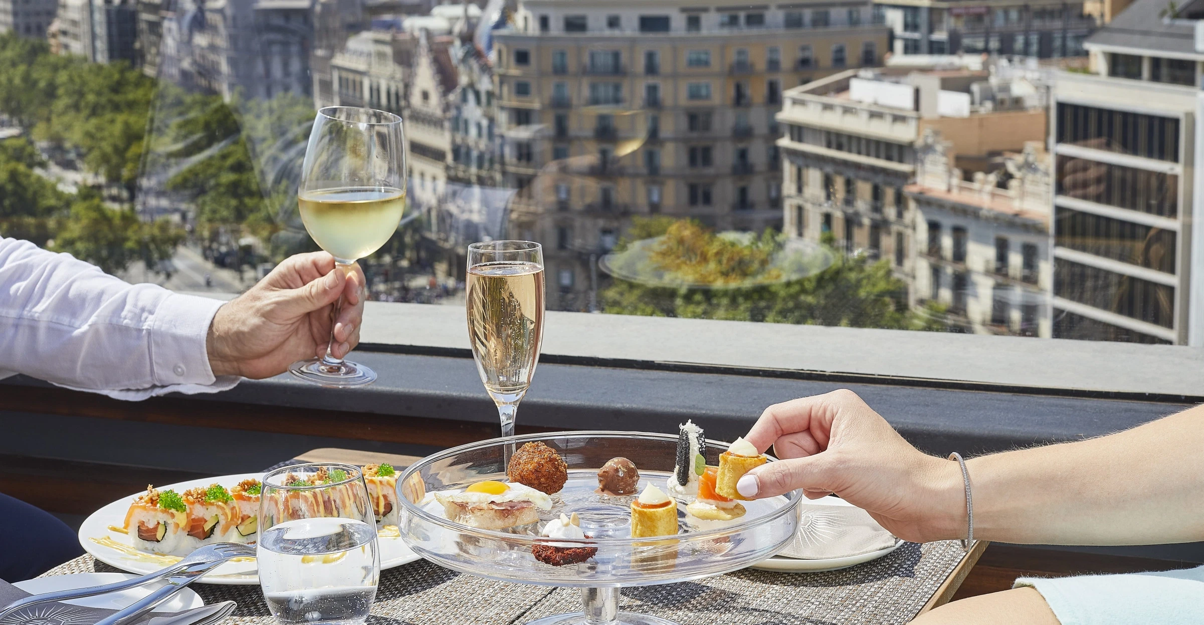 Dejeuner sur terrasse