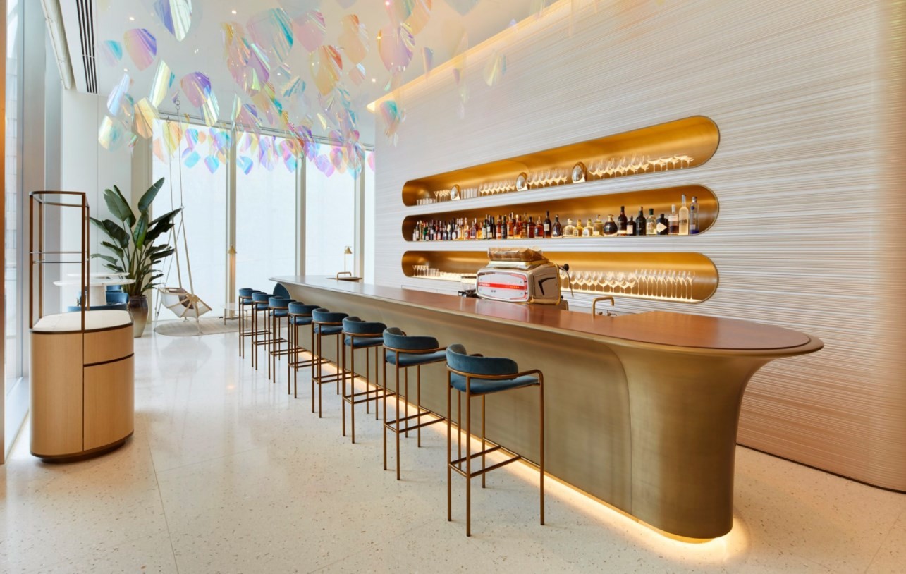 Louis Vuitton has opened a swanky new café in Ginza