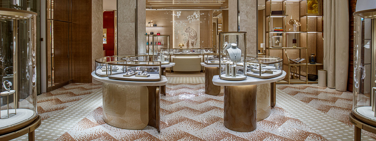 Boutique Cartier in Milan: sumptuous and minimal - Interni Magazine